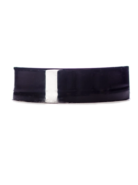 Black PP Plastic 38-400 Smooth Skirt Lid – L193B