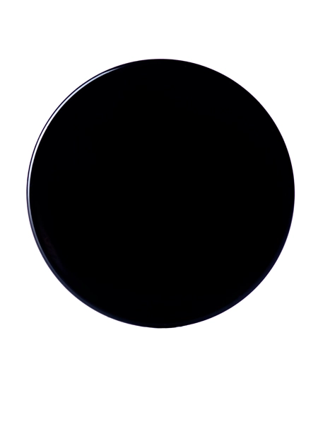 Black PP Plastic 38-400 Smooth Skirt Lid – L193B