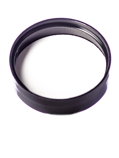 Black PP Plastic 38-400 Smooth Skirt Lid – L193B