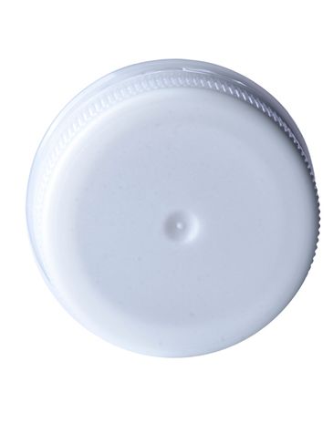 White PP plastic 38-IPEC ribbed skirt lid
