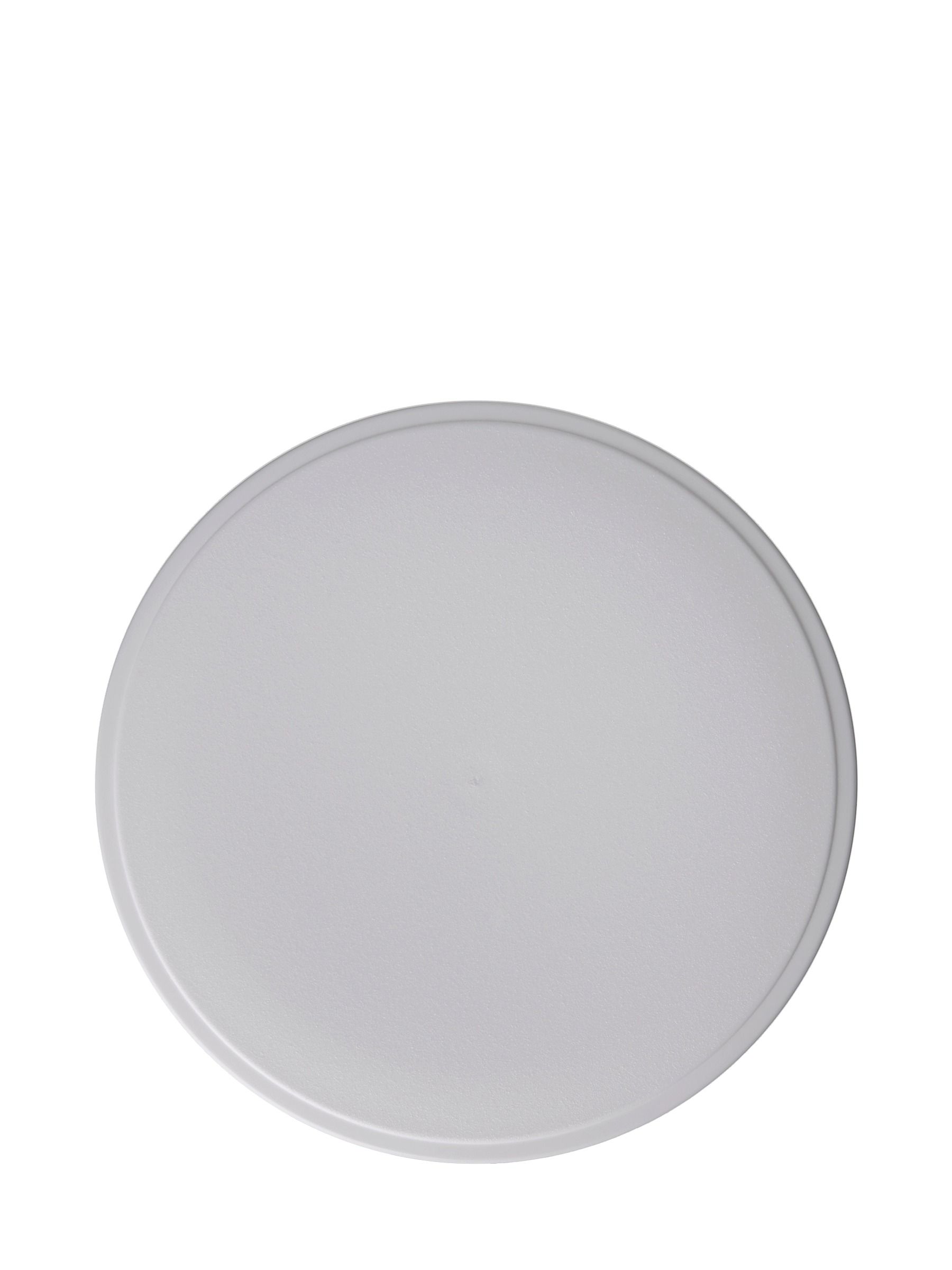 Matte White PP Plastic 63-485 Smooth Skirt Lid – L19606WHH34
