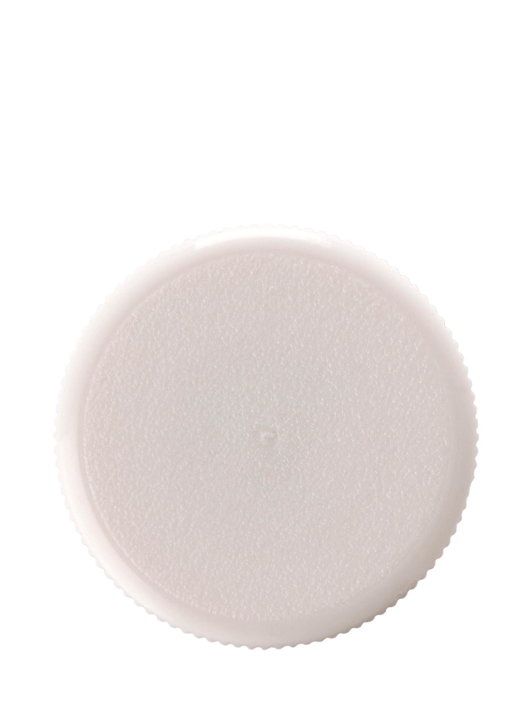 White PP Plastic 20-410 Ribbed Skirt Plug Seal Lid – L1981WH