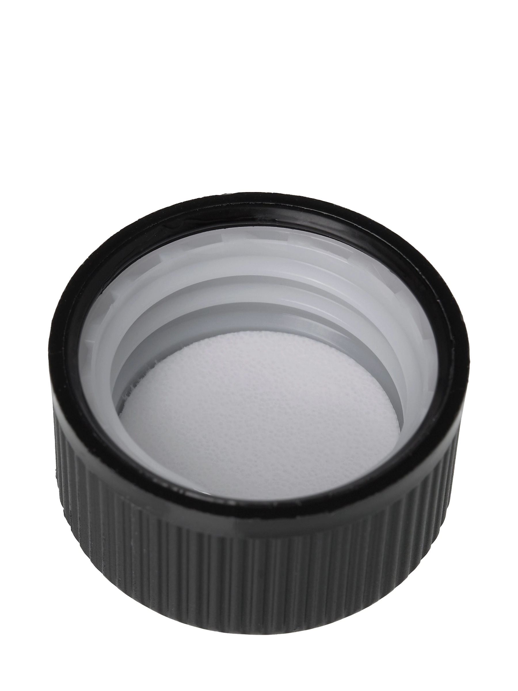 Black PP Plastic 24-400 Child-Resistant Pictorial Lid – L19842BKF47