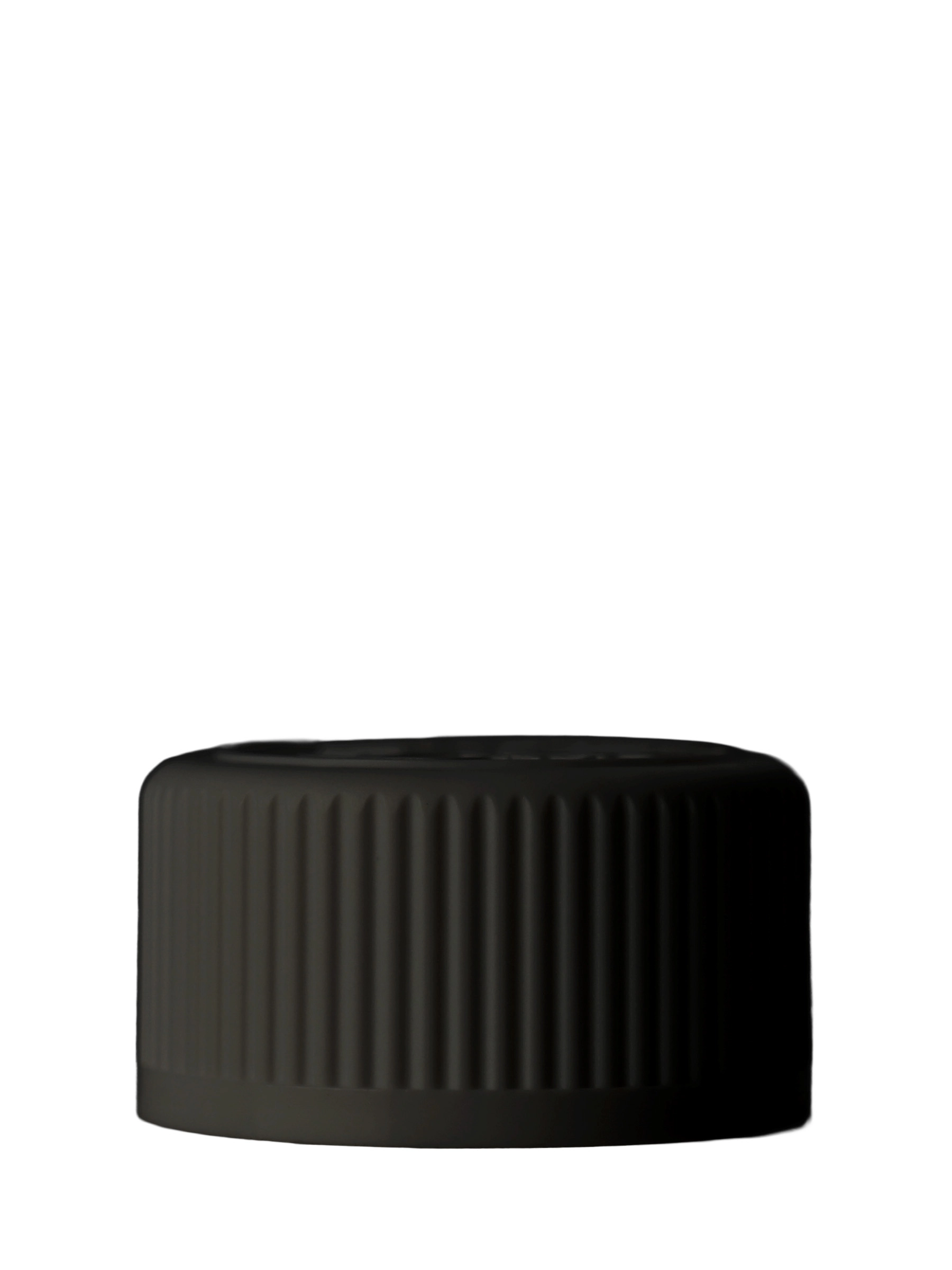 Black PP Plastic 24-400 Child-Resistant Pictorial Lid – L19842BKH194