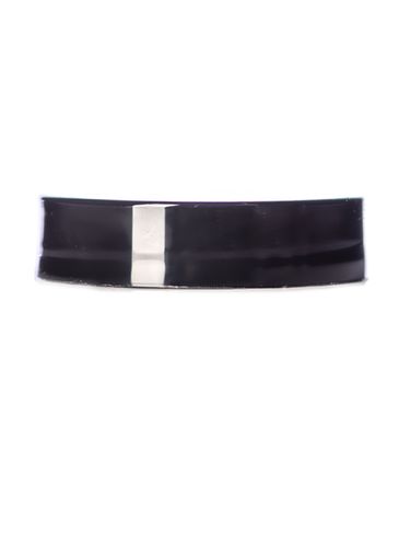 Black PP plastic 43-400 smooth skirt unlined lid