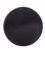 Black PP plastic 43-400 smooth skirt unlined lid