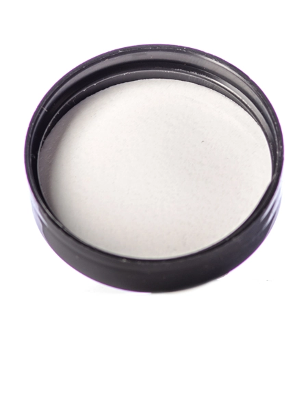 Black PP Plastic 43-400 Smooth Skirt Lid – L203F