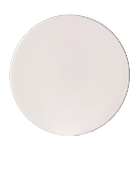 White PP Plastic 43-400 Smooth Skirt Unlined Lid – L205