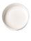 White PP plastic 43-400 smooth skirt unlined lid