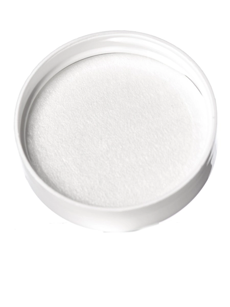 White PP Plastic 43-400 Smooth Skirt Lid – L206