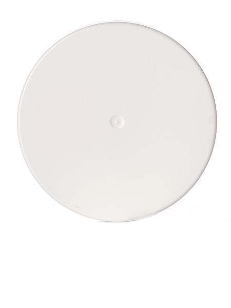 White PP Plastic 45-400 Smooth Skirt Lid – L207A