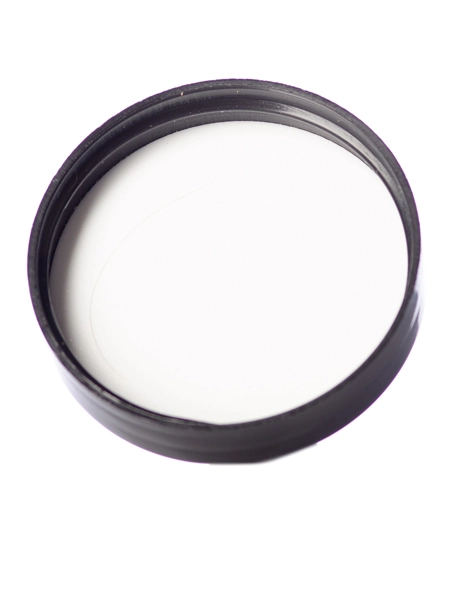Black PP Plastic 48-400 Smooth Skirt Lid – L208BKF1