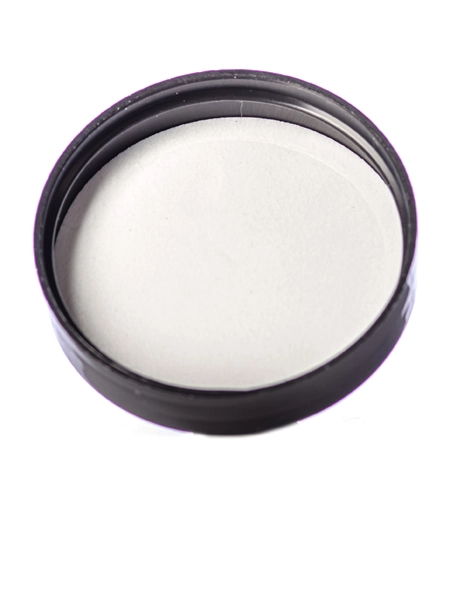 Black PP Plastic 48-400 Smooth Skirt Lid – L208BP