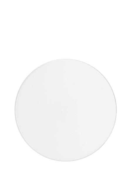 White PP Plastic 48-400 Smooth Skirt Unlined Lid – L208WH