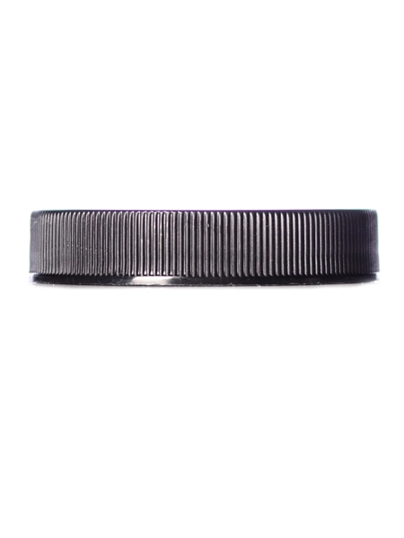 Black PP Plastic 53-400 Ribbed Skirt Lid – L214