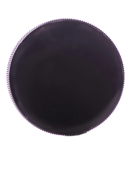 Black PP Plastic 53-400 Ribbed Skirt Lid – L214BKP2