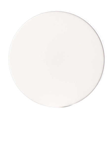 White PP Plastic 53-400 Smooth Skirt Lid – L215