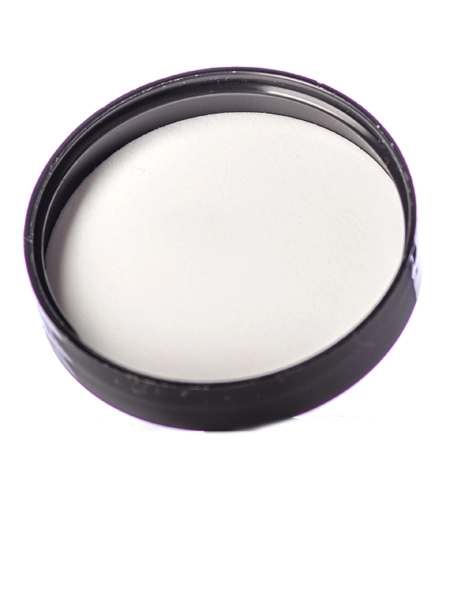 Black PP Plastic 53-400 Smooth Skirt Lid – L217BKF1