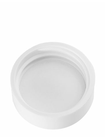 White urea 30-400 smooth skirt lid with foam liner