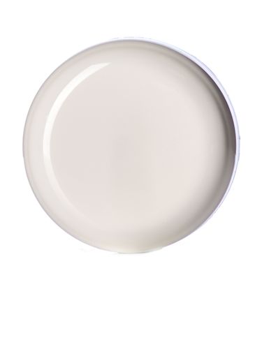 White PP plastic 58-400 unlined dome lid