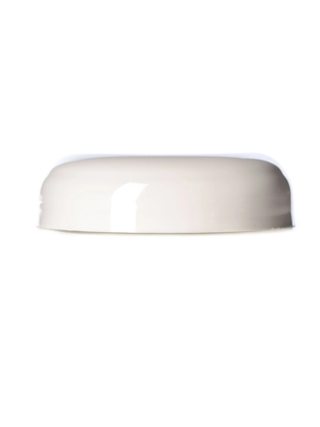 White PP Plastic 58-400 Dome Lid – L225F