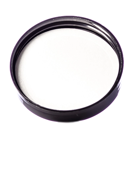 Black PP Plastic 58-400 Smooth Skirt Lid – L226
