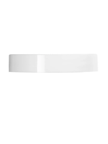 White PP Plastic 58-400 Smooth Skirt Lid – L226WHP2