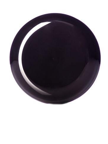 Black PP plastic 58-400 unlined dome lid