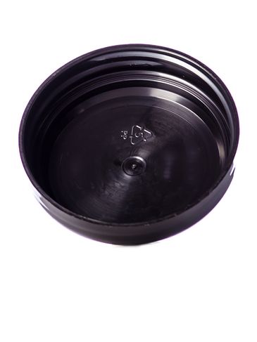 Black PP plastic 58-400 unlined dome lid