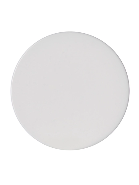 White PP Plastic 58-400 Smooth Skirt Unlined Lid – L228T