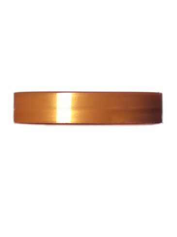 Copper PP plastic 58-400 smooth skirt lid with foam liner