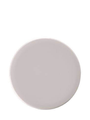 White PP plastic 58-400 smooth skirt high lid  with foam liner