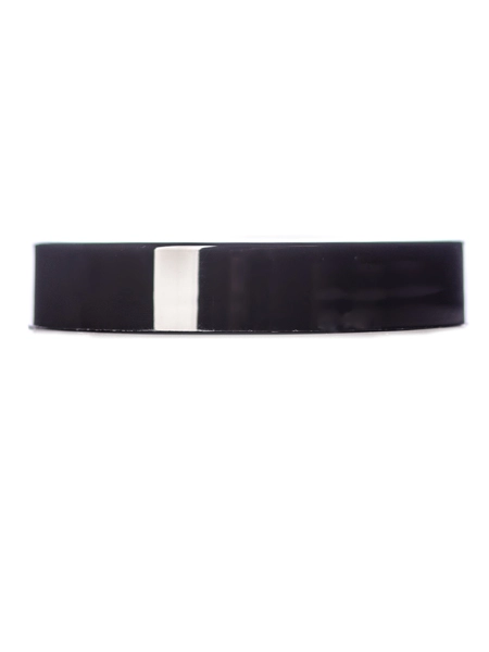 Black PP Plastic 58-400 Smooth Skirt Unlined Lid – L230UB