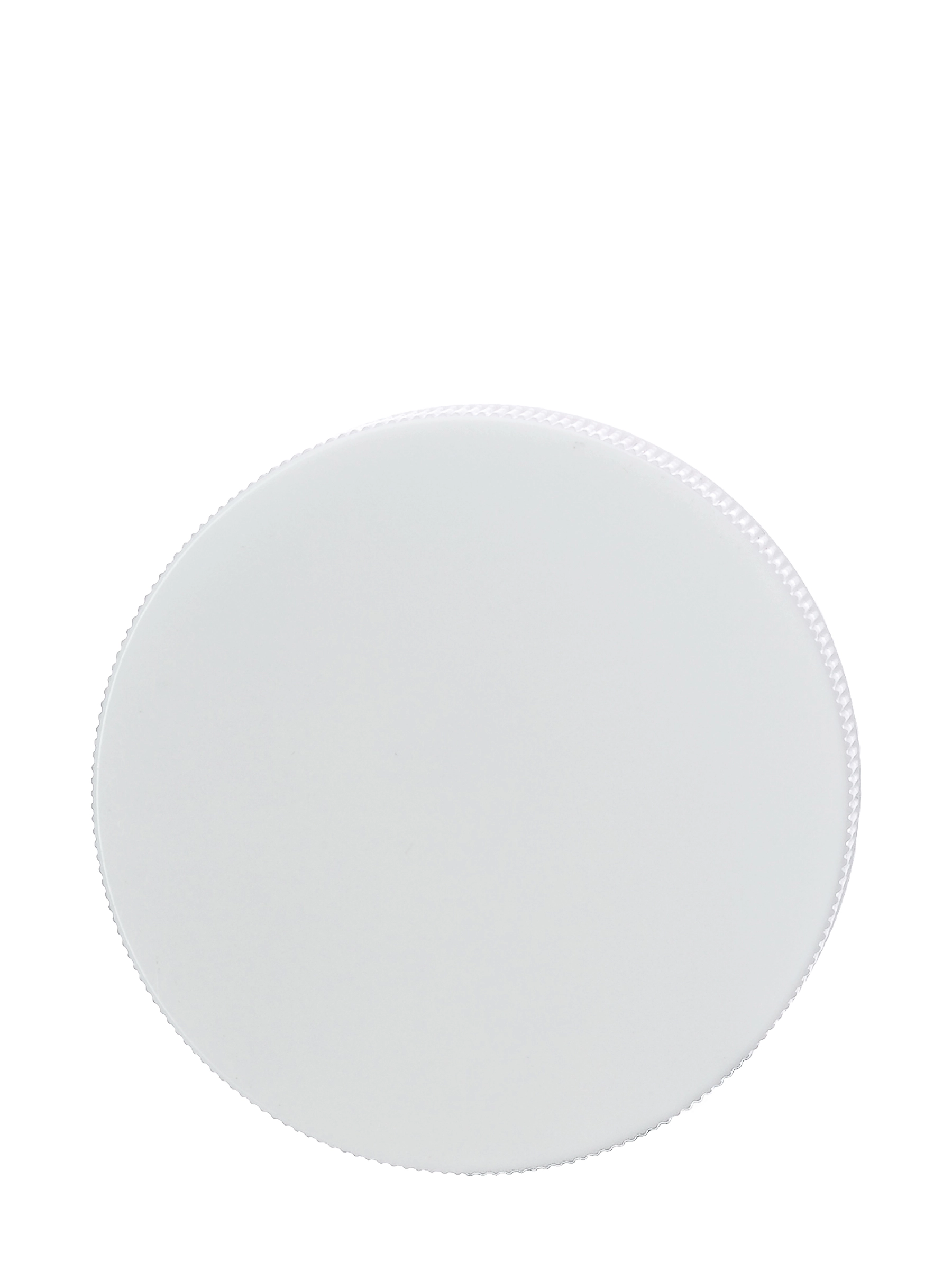 White PP Plastic 58-400 Ribbed Skirt Lid – L232WHH23