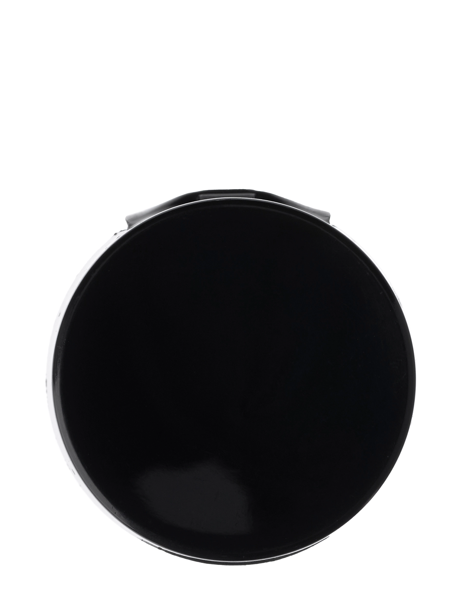 Black PP Plastic 24-410 Smooth Skirt Hinged Flip Top Snap Dispensing Lid – L2381BKP4