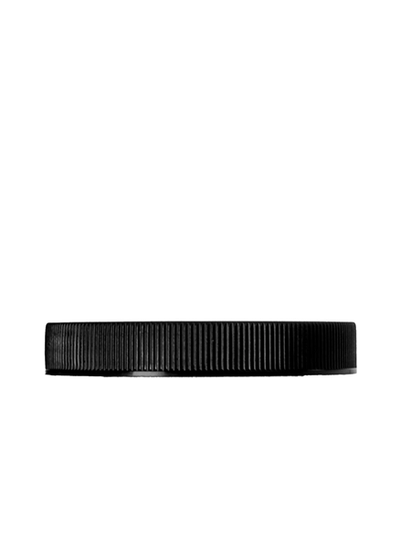 Black PP Plastic 70-400 Ribbed Skirt Lid – L238BKH17