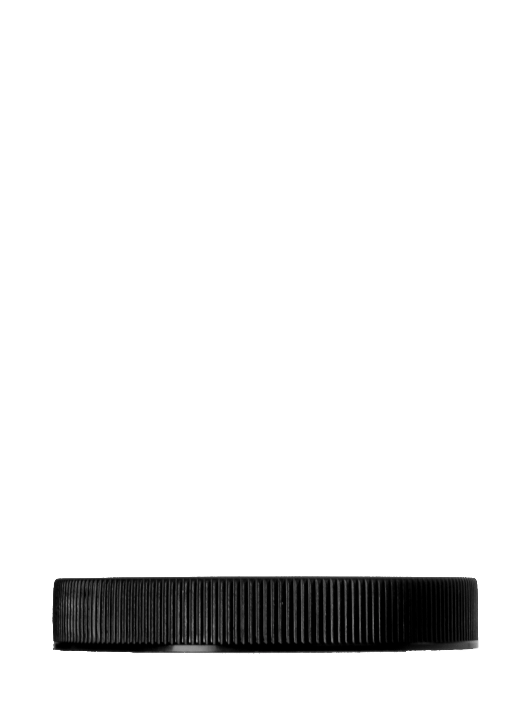 Black PP Plastic 70-400 Ribbed Skirt Lid – L238BKP1