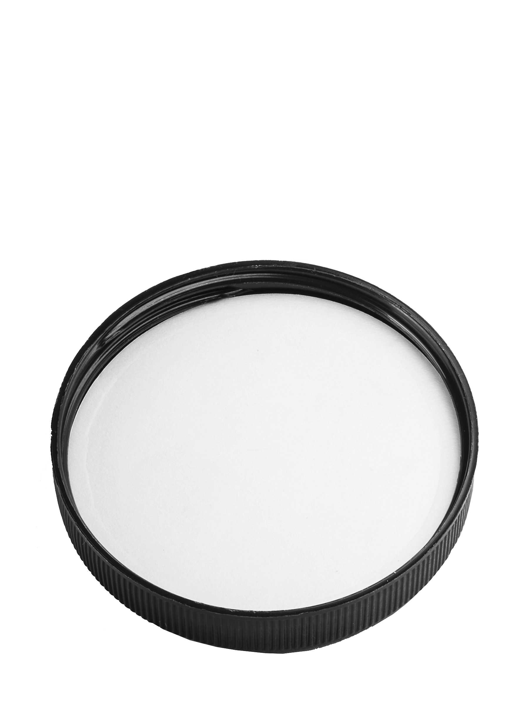Black PP Plastic 70-400 Ribbed Skirt Lid – L238BKP1