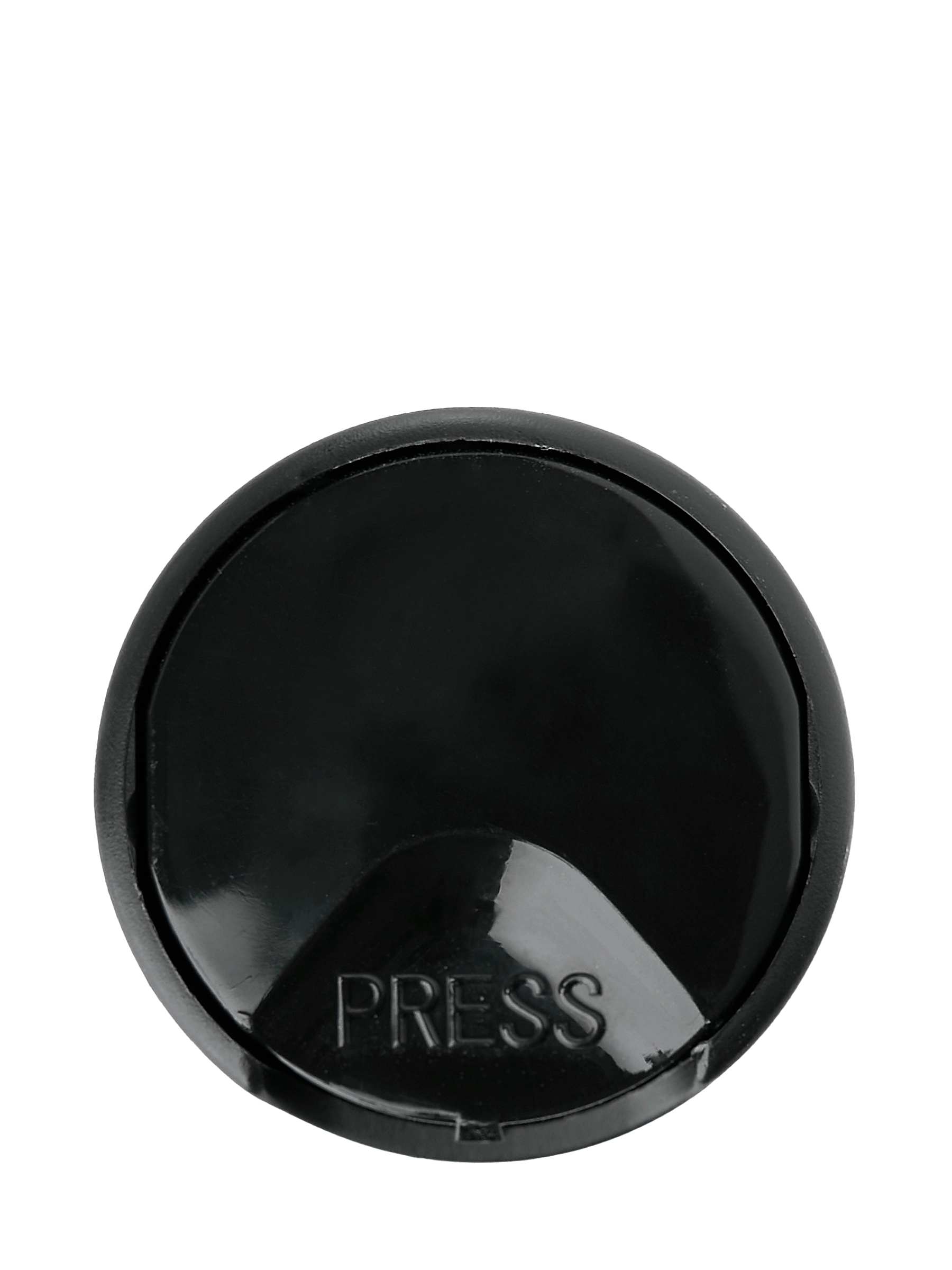 Matte Black PP Plastic 24-410 Smooth Skirt Domed Gloss Actuator Disc Top Lid – L2398BKH6