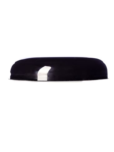 Black PP plastic 70-400 dome lid with foam liner