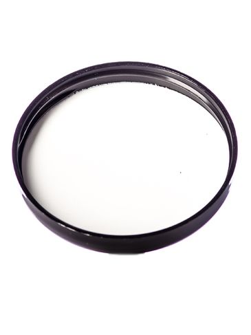 Black PP plastic 70-400 dome lid with foam liner