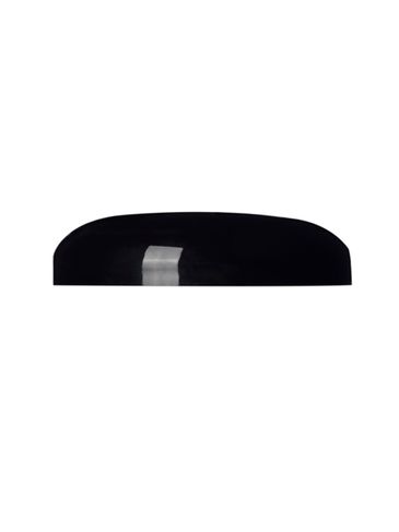 Black PP plastic 70-400 dome lid with foam liner