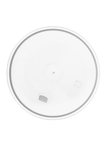 Natural-colored PP plastic 70 mm sealing disc with tab