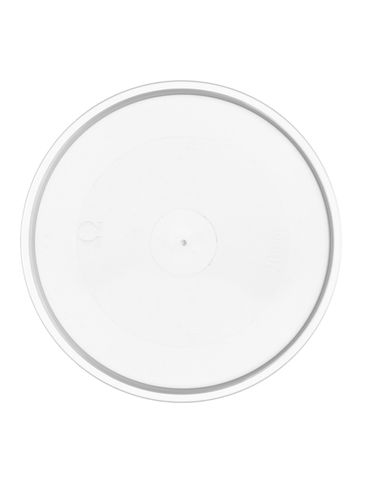 Natural-colored PP plastic 70 mm sealing disc with tab