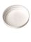 White PP plastic 70-400 unlined dome lid