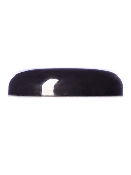 Black PP Plastic 70-400 Unlined Dome Lid – L239UB