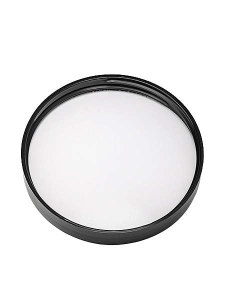 Black PP Plastic 70-400 Smooth Skirt Lid – L240B