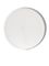 White PP plastic 70-450G ribbed skirt lid with foam liner