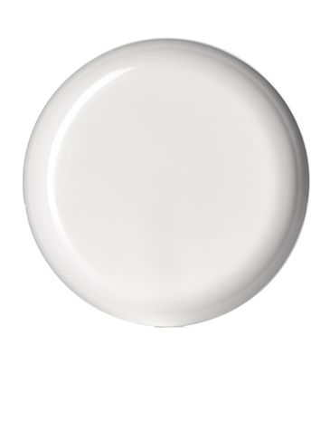 White PP plastic 83-400 unlined dome lid