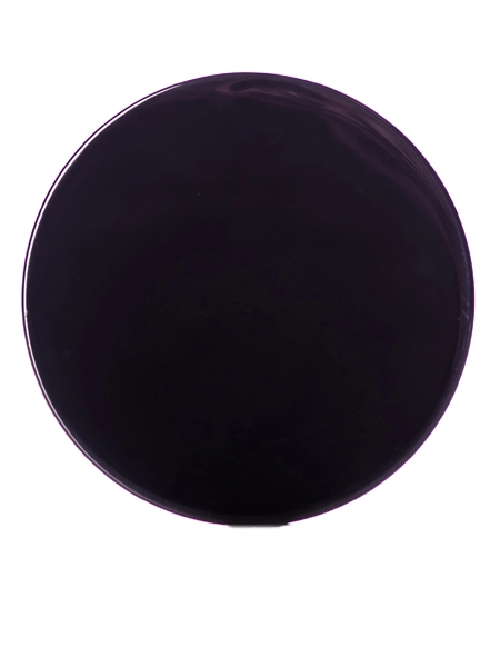 Black PP Plastic 83-400 Smooth Skirt Unlined Lid – L243B